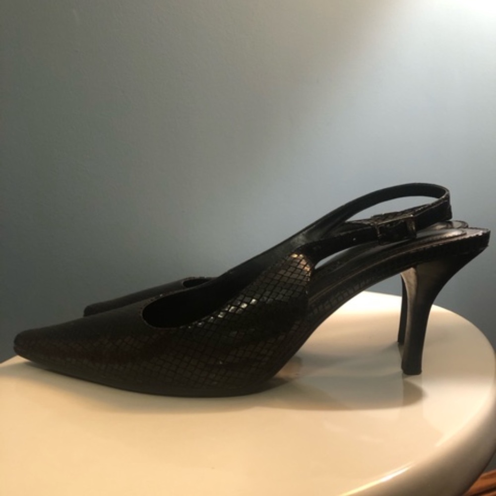 Python print slingback heels - Picture 2 of 6